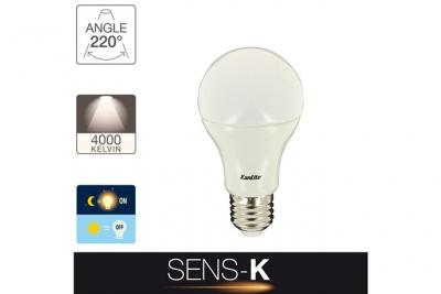 Ampoule LED SENS-K - cuLot E27 - d&eacute;tecteur de luminosit&eacute;