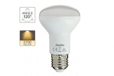 Ampoule LED R63, culot E27, 9W cons. (60W eq.), lumi&egrave;re blanc chaud