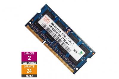 Barrette M&eacute;moire 2Go RAM DDR3 Hynix HMT125S6BFR8C-G7 SO-DIMM PC3-8500 1066MHz 2Rx8
