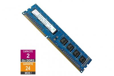 Barrette m&eacute;moire 2go ram ddr3 hynix hmt325u6bfr8c-h9 pc3-10600u 1333mhz 1rx8