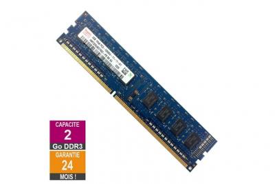 Barrette M&eacute;moire 2Go RAM DDR3 Hynix HMT325U6CFR8C-PB PC3-12800U 1600MHz 1Rx8 