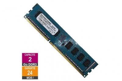 Barrette M&eacute;moire 2Go RAM DDR3 D3/25664133MB DIMM PC3-10600U 1333MHz 1Rx8 