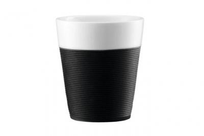Set 2 Tasses Bodum Bistro 11582-01, 0,30 Litres, Noir