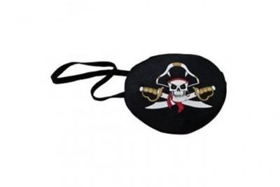 Cache-&oelig;il de pirate Liontouch &agrave; &eacute;lastique