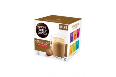 Capsules de caf&eacute; Au Lait Decaffeinated Nescaf&eacute; Dolce Gusto (16 uds)