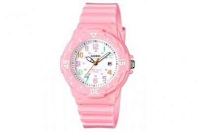 Casio Pink Resin Strap LRW-200H-4B2VDF LRW200H-4B2VDF Montre Femme