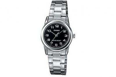 Casio Femmes Analogique Quartz Montre avec Bracelet en Acier Inoxydable LTP-V001D-1
