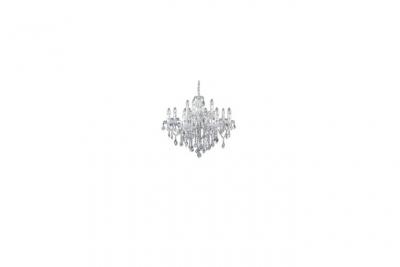 Ideal Lux Florian - Lustre &Agrave; 12 Ampoules Au Fini Chrom&eacute;, E14