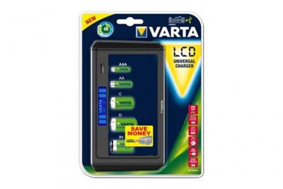 Varta - lcd Chargeur universel pour aa/aaa/c/d