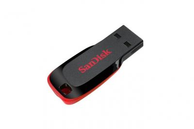 Cl&eacute; USB 2.0 SanDisk Cruzer Blade, 8 Go, Noire 