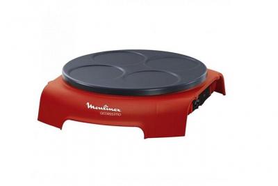 Moulinex Cr&ecirc;pi&egrave;re 4 Cr&ecirc;pes 720W Noir Rouge