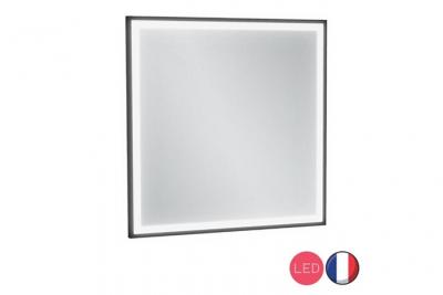 Miroir de salle de bain Allure, carr&eacute; LED, 80 x 2 x 80 cm