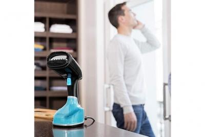D&eacute;froisseur vertical compact de 0,28l 1200w bleu noir
