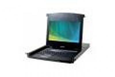 DEXLAN CONSOLE LCD 18,5' HD 8P KVM VGA/USB +Cable