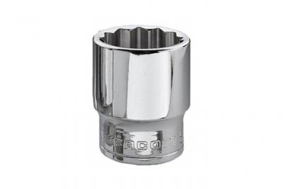 Douille 3/8'' 12 pans m&eacute;triques diam&egrave;tre 21mm longueur 33mm Facom J.21