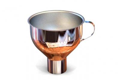 Baumalu 450141 Entonnoir Inox pour Confiture, Gris, 14 x 16.5 x 13.5 cm