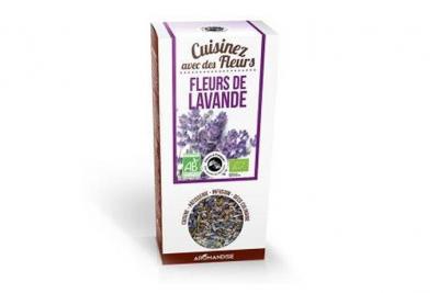 AROMANDISE Fleurs &agrave; Croquer Lavande 40 g - Lot de 3