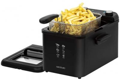 Friteuse &eacute;lectrique de 4l 3270w noir