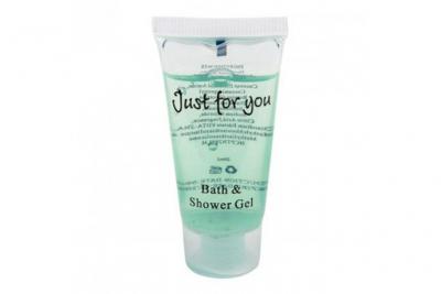 Gel douche just for you - lot de 100 - plastique 39x22x79mm