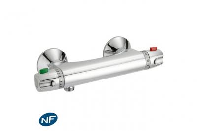 Huber - Glam mitigeur douche thermostatique chrom&eacute; - Chrom&eacute;