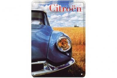 Grande plaque m&eacute;tal Citroen 