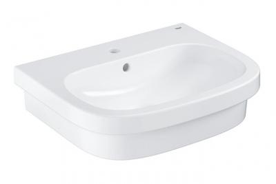 Lavabo semi-encastr&eacute; 48x59 cm blanc alpin Euro Grohe