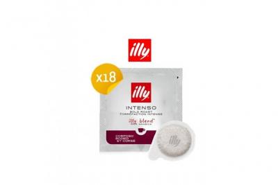 ILLY Caf&eacute; 100 % Arabica - 18 dosettes monodoses ESE - Espresso fort