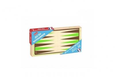 JEUJURA - 8130 - Jeu DE Backgammon - Coffret Pliant en Bois