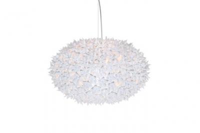 Kartell Bloom, Lampe &agrave; Suspension, Moyenne, Blanc