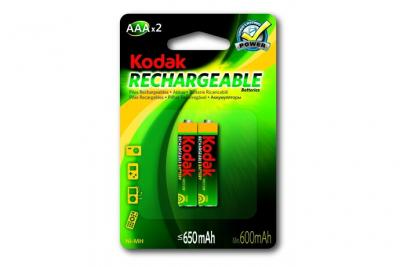 Kodak Ni-mh Aaa Lr3 650 Mah Rechargeable Batteries 2 Units Vert