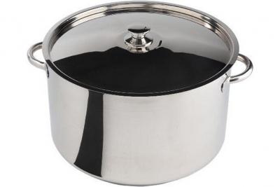 Lacor - 40140 - Pot avec Couvercle Vitrocor 40cm Inox