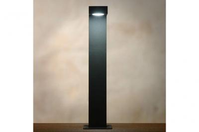 Borne d'ext&eacute;rieur LED Lucide TEXAS - Noir - 1x6W 3000K - IP54