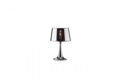 Lampe de table Chrome LONDON CROMO 1 ampoule en m&eacute;tal