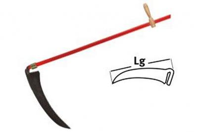 Leborgne - Faux &agrave; broussailles 50 cm 0,8kg sans manche - 275500