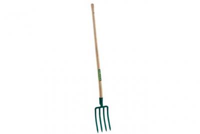 Fourche &agrave; b&ecirc;cher - Manche en bois PEFC - 4 dents - 25cm