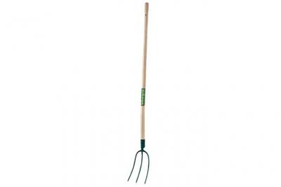 Fourche &agrave; foin 3 dents LEBORGNE 30 cm manche bois