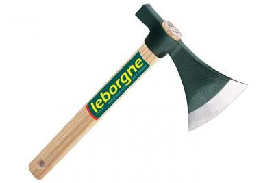 LEBORGNE Hachette manche droit 0,8kg avec manche en bois certifi&eacute; PEFC 100%