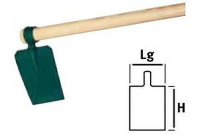 LEBORGNE Houe de Bastia 1kg 20cm sans manche