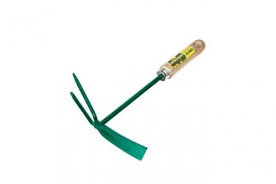 LEBORGNE Petite serfouette panne et fourche avec manche en bois