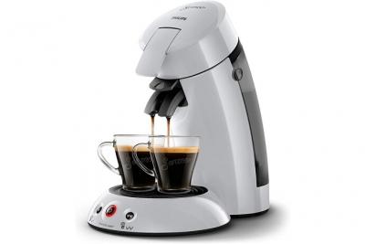 Machine &agrave; caf&eacute; &agrave; dosettes de 0,75L 1450W gris clair