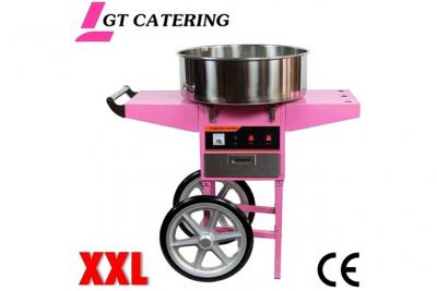 Machine barbe &agrave; papa professionnelle avec chariot