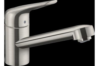 Robinet mitigeur de cuisine avec 1 jet Focus M42 acier Hansgrohe