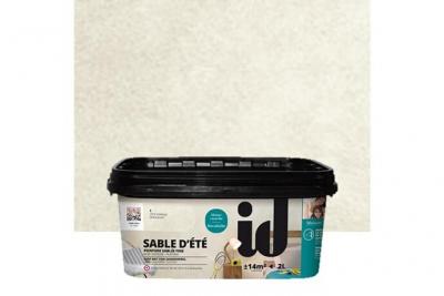 Peinture D&eacute;corative D&eacute;polluante Sable D'ete H+ 2l C&ocirc;te D'opale -