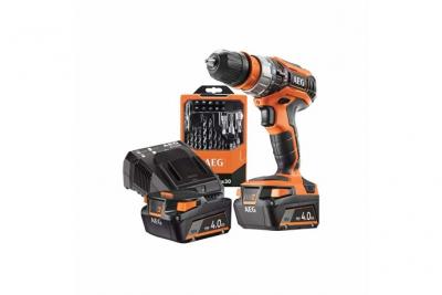 Perceuse &agrave; percussion 18V - 2 batteries 4,0 Ah - 1 chargeur BSB18C2X-402C