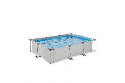Piscine EXIT Soft Grey 300x200x65cm avec pompe filtrante - gris