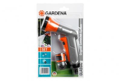 Pistolet d'arrosage Basique + raccord aquastop Gardena 18312-33