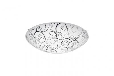 Plafonnier design MARGITTA 1 blanc Diam&egrave;tre 31.5 Cm