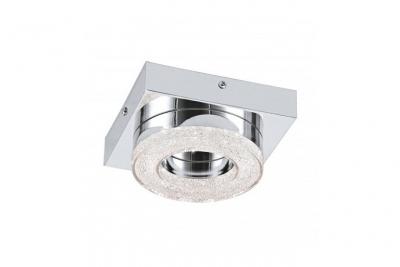 Plafonnier FRADELO 1 ampoule chrome abat jour chrome