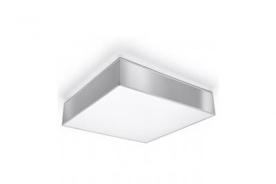 Plafonnier HORUS PVC gris 3 ampoules