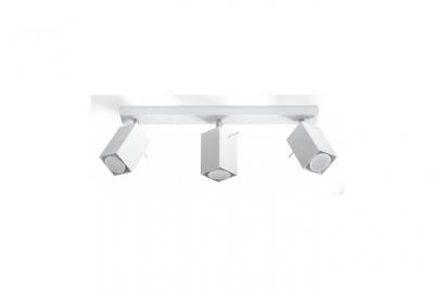 Plafonnier en acier blanc Merida 3 - Sollux